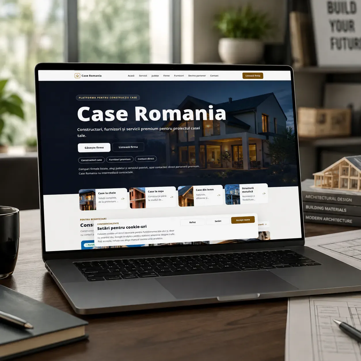 Case Romania website project preview