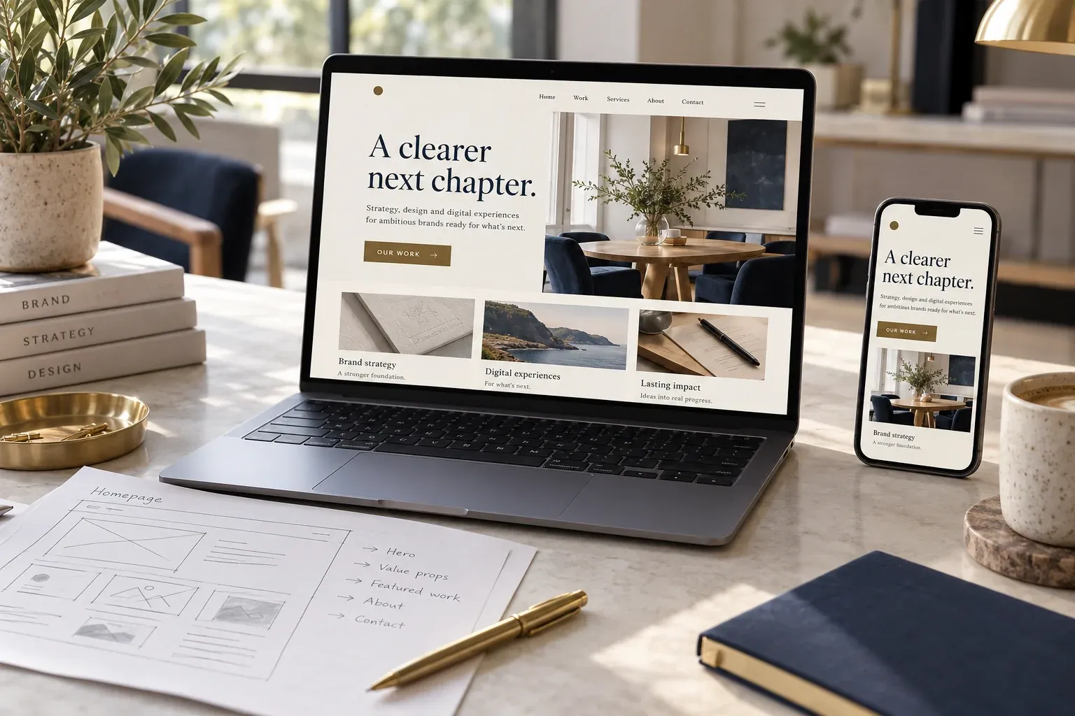 Illustrative visual for wordpress to static website migration